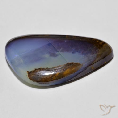 Boulder Opal Gemstone in 29.5 x 18.4 mm Size for Sale, Boulder Opal Stone in Multicolor Color
