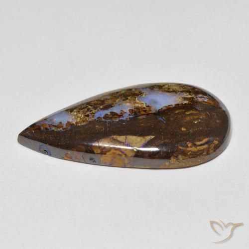 Boulder Opal Gemstone in 26.3 x 13.8 mm Size for Sale, Boulder Opal Stone in Multicolor Color