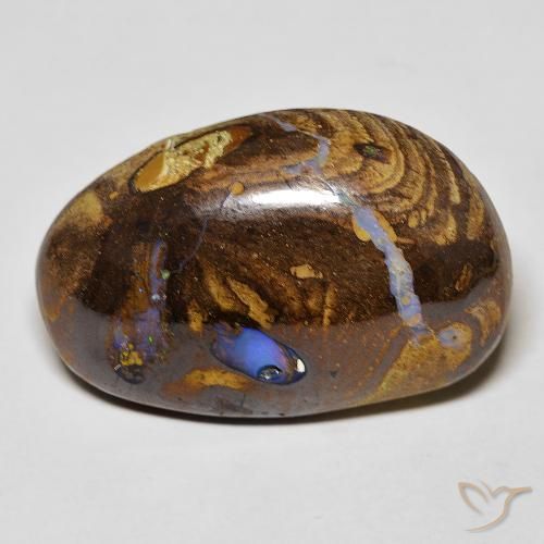21.16ct Natural Multicolor Boulder Opal, Fancy, Opaque