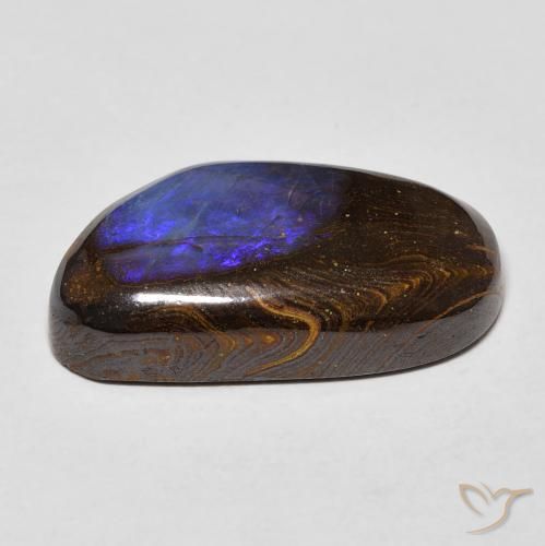 Boulder Opal Gemstone in 19.2 x 10.5 mm Size for Sale, Boulder Opal Stone in Multicolor Color