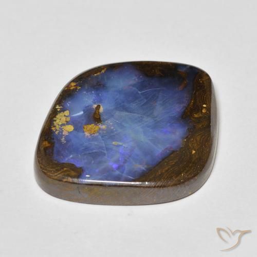 Boulder Opal Gemstone in 25.9 x 22 mm Size for Sale, Boulder Opal Stone in Multicolor Color