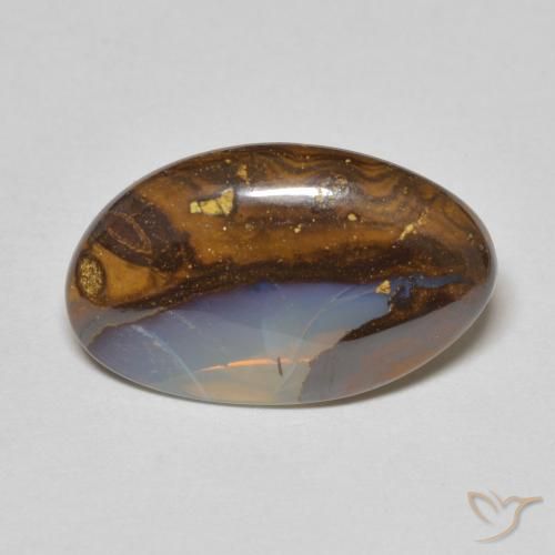 5.77ct Natural Multicolor Boulder Opal, Fancy, Translucent