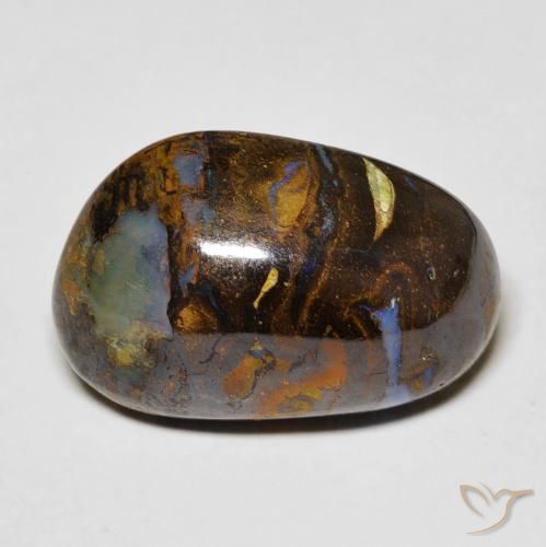 11.23ct Natural Multicolor Boulder Opal, Fancy, Opaque