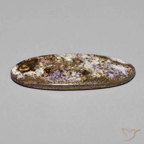 Boulder Opal Gemstone in 42.2 x 16.8 mm Size for Sale, Boulder Opal Stone in Multicolor Color