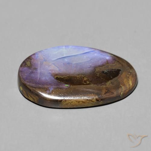 Boulder Opal Gemstone in 20.8 x 14.2 mm Size for Sale, Boulder Opal Stone in Multicolor Color