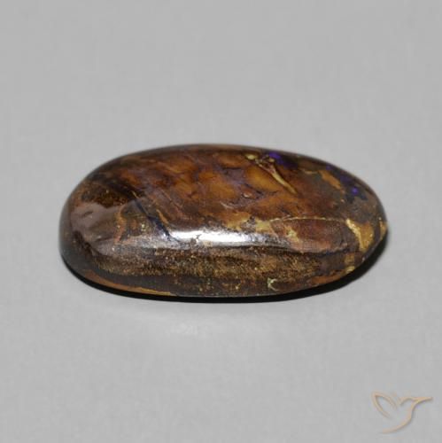 Boulder Opal Gemstone in 16.1 x 9.9 mm Size for Sale, Boulder Opal Stone in Multicolor Color
