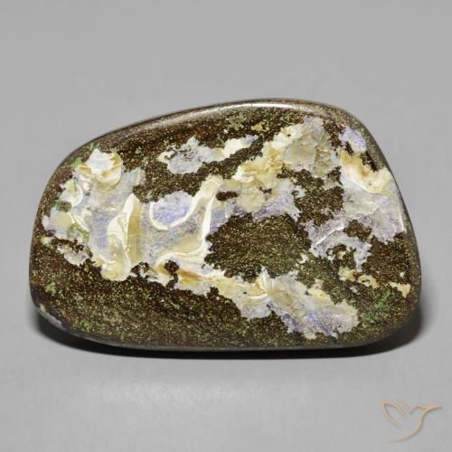 50.57ct Natural Multicolor Boulder Opal, Fancy, Opaque