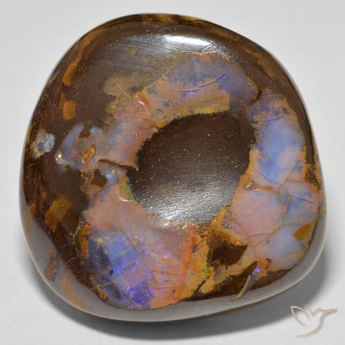 63.70ct Natural Multicolor Boulder Opal, Fancy, Opaque
