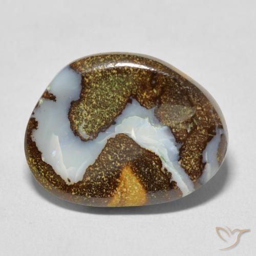 8.60ct Natural Multicolor Boulder Opal, Fancy, Opaque
