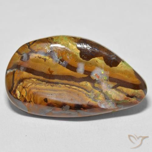 16.75ct Natural Multicolor Boulder Opal, Fancy, Opaque