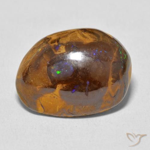 7.75ct Natural Multicolor Boulder Opal, Fancy, Opaque