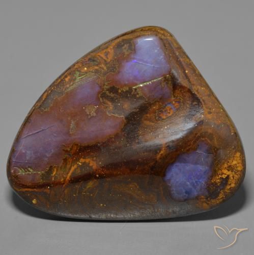 58.43ct Natural Multicolor Boulder Opal, Fancy, Opaque