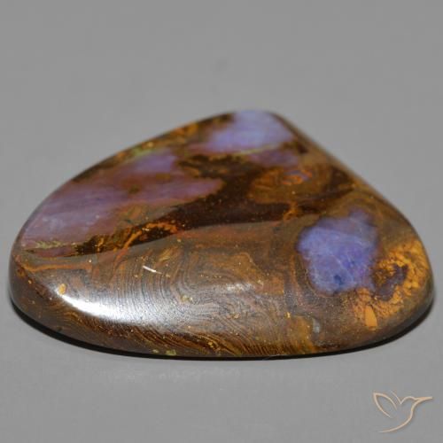 Boulder Opal Gemstone in 35.6 x 29.1 mm Size for Sale, Boulder Opal Stone in Multicolor Color