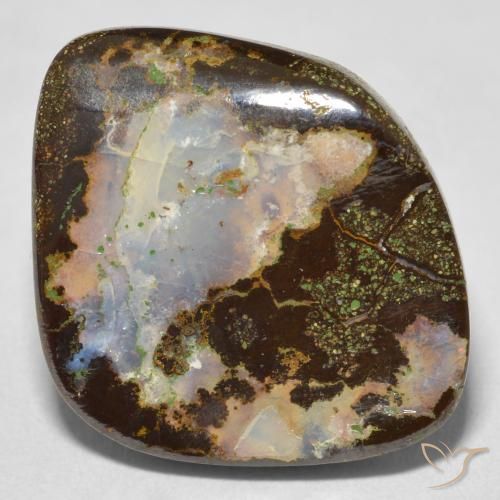 10.68ct Natural Multicolor Boulder Opal, Fancy, Opaque
