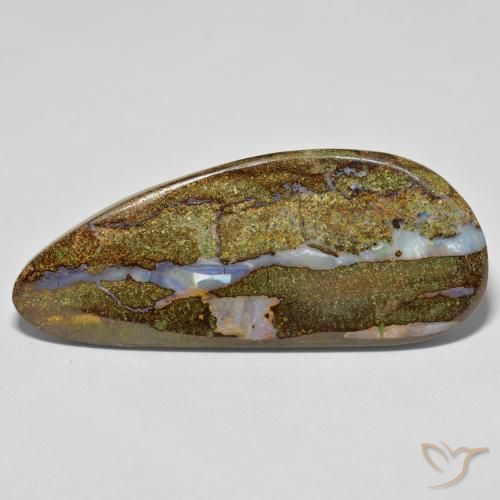 33.35ct Natural Multicolor Boulder Opal, Fancy, Opaque