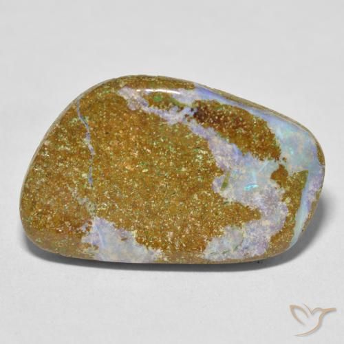 10.71ct Natural Multicolor Boulder Opal, Fancy, Opaque