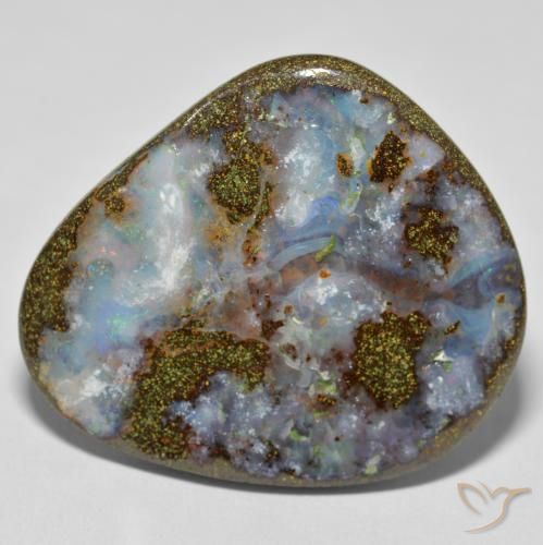 42.56ct Natural Multicolor Boulder Opal, Fancy, Opaque
