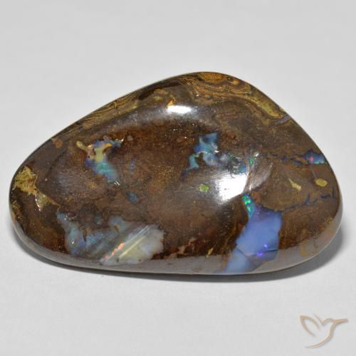 64.32ct Natural Multicolor Boulder Opal, Fancy, Opaque