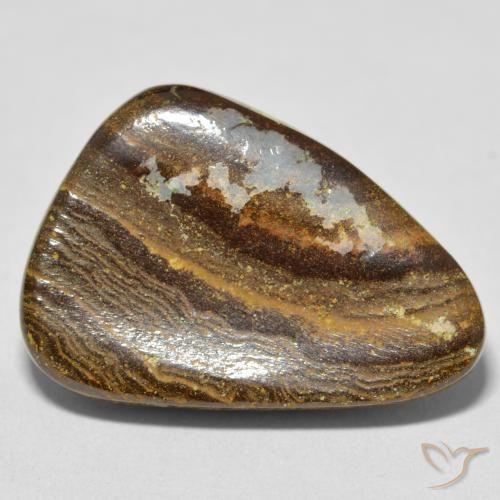 17.56ct Natural Multicolor Boulder Opal, Fancy, Opaque