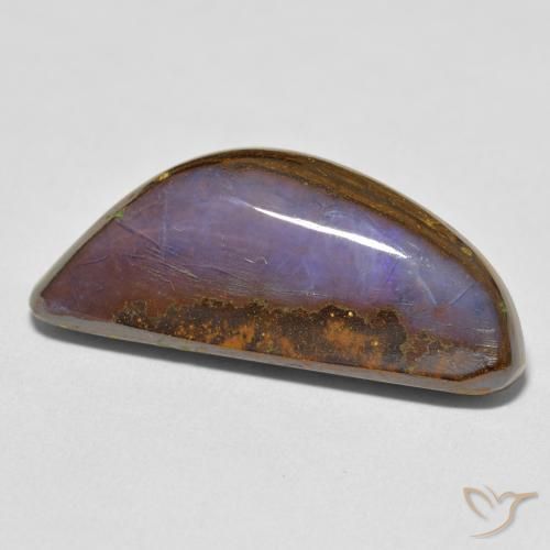 16.76 ct Multicolor Boulder Opal Stone, Natural Boulder Opal in Fancy Cabochon Shape for Sale
