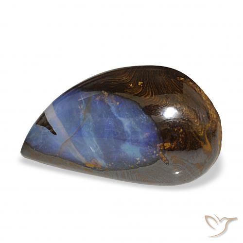 23.49 ct Multicolor Boulder Opal Stone, Natural Boulder Opal in Fancy Cabochon Shape for Sale