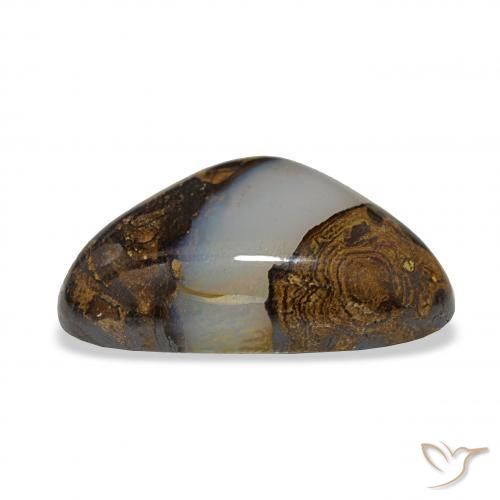 Boulder Opal Gemstone in 23.8 x 15.4 mm Size for Sale, Boulder Opal Stone in Multicolor Color