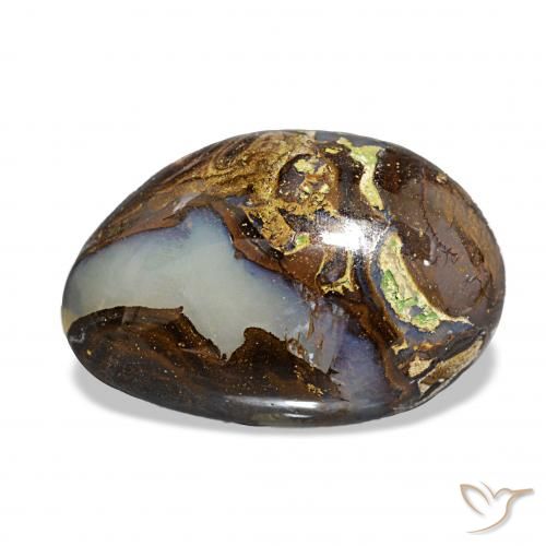 8.61ct Multicolor Boulder Opal, Fancy, Opaque