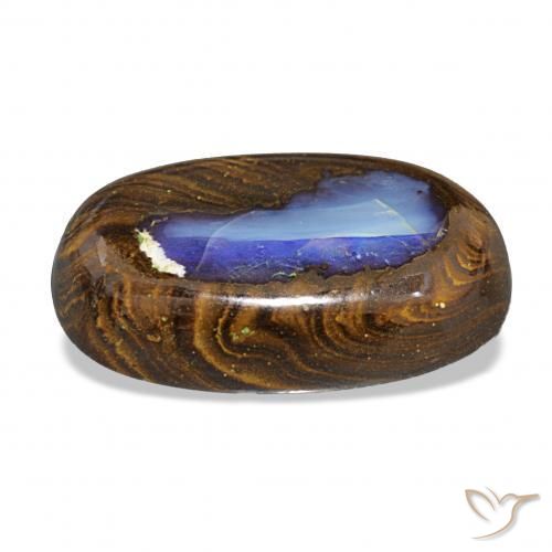 Boulder Opal Gemstone in 20.5 x 13.3 mm Size for Sale, Boulder Opal Stone in Multicolor Color