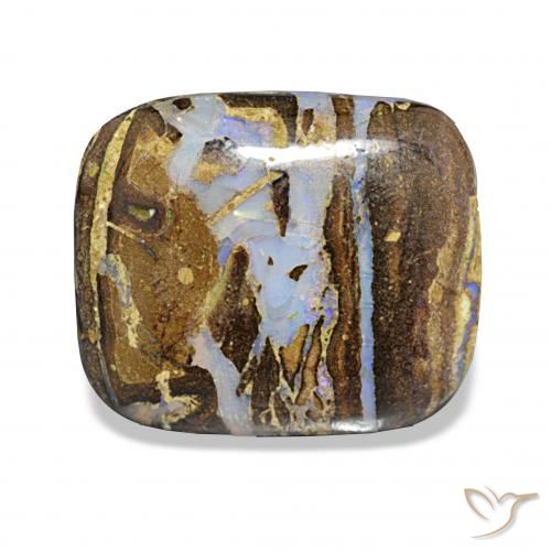 8.55ct Multicolor Boulder Opal Gemstones, Cushion, Opaque