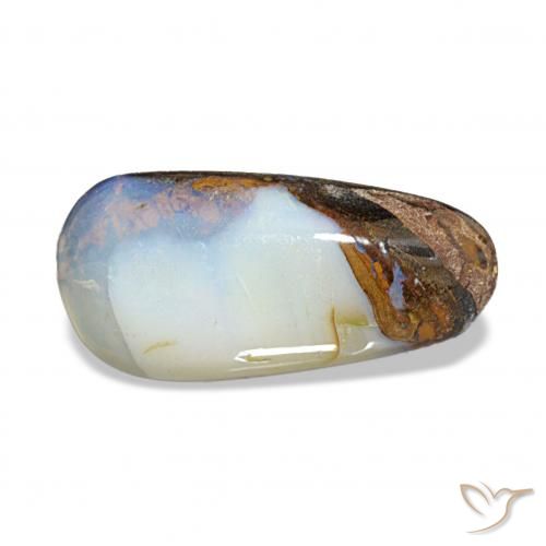5.79ct Multicolor Boulder Opal Gemstones, Fancy, Opaque