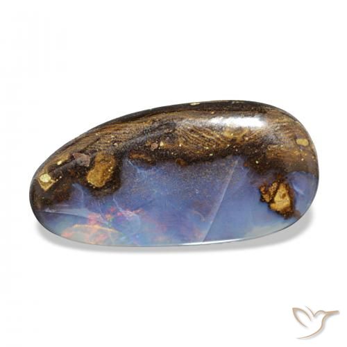5.56ct Multicolor Boulder Opal, Fancy, Opaque