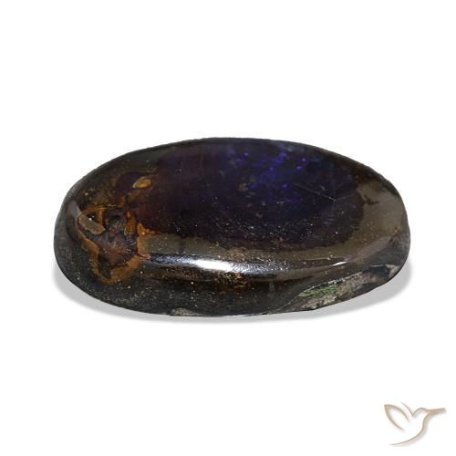 Boulder Opal Gemstone in 14.4 x 9.1 mm Size for Sale, Boulder Opal Stone in Multicolor Color