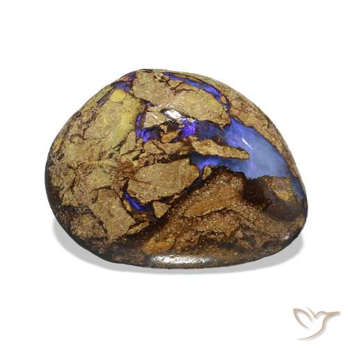 3.94ct Multicolor Boulder Opal, Fancy, Opaque