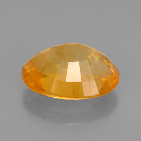 Calcite Gemstone in 11.6 x 9.3 mm Size for Sale, Calcite Stone in Orange Color