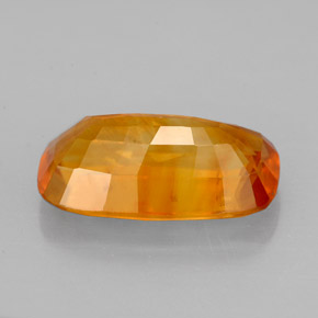 Calcite Gemstone in 14.8 x 8.5 mm Size for Sale, Calcite Stone in Yellow Orange Color