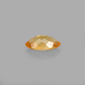 Calcite Gemstone in 8 x 4.2 mm Size for Sale, Calcite Stone in Yellow Orange Color