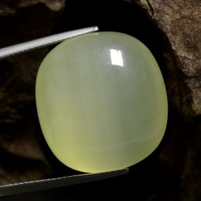 43.6ct Cushion Cabochon Lime Green Calcite Gem for sale 43.6ct Cushion Cabochon Lime Green Calcite Gem (ID: 469255)
