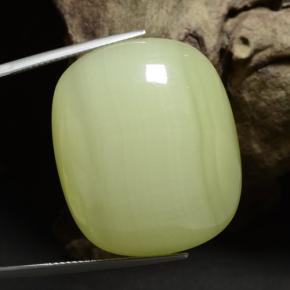 92.8ct Cushion Cabochon Lime Green Calcite for sale thumb image of 92.8ct Cushion Cabochon Lime Green Calcite (ID: 469256)