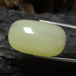 50.49 ct Yellow Calcite Stone, Natural Calcite in Cushion Cabochon Shape for Sale