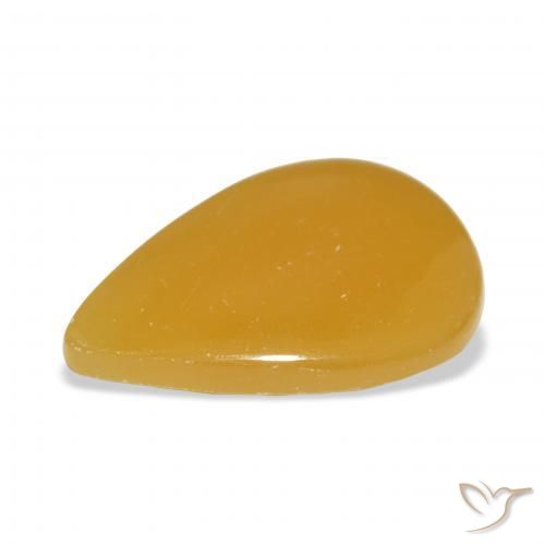 Calcite Gemstone in 30 x 22 mm (calibrated) Size for Sale, Calcite Stone in Golden-Orange Color