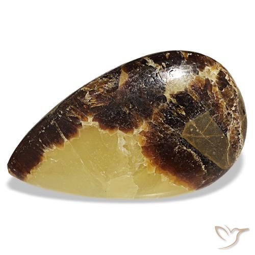 48.78ct Multicolor Calcite, Pear Shape, Opaque