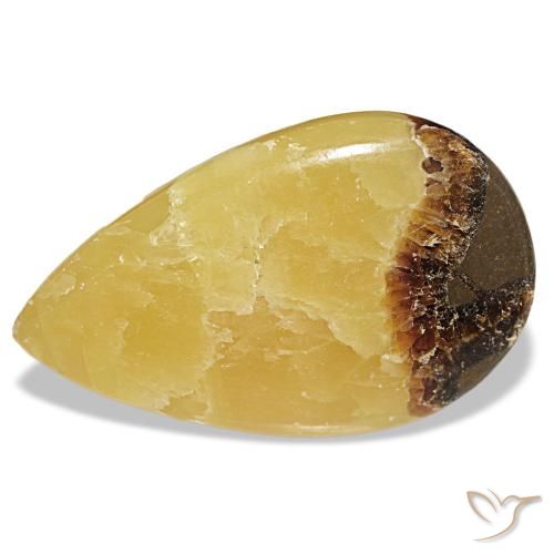 83.52ct Multicolor Calcite, Pear Shape, Opaque