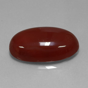 13.99 ct Orange Carnelian Stone, Natural Carnelian in Oval Cabochon Shape for Sale
