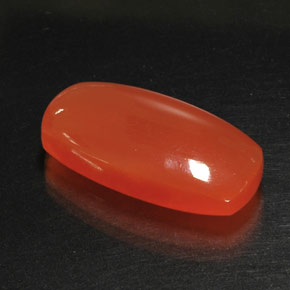 17.62 ct Orange Carnelian Stone, Natural Carnelian in Fancy Cabochon Shape for Sale
