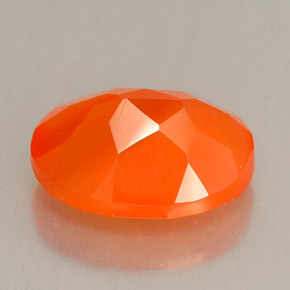 Carnelian Gemstone in 9 x 7 mm (calibrated) Size for Sale, Carnelian Stone in Orange Color