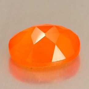 Carnelian Gemstone in 9 x 7 mm (calibrated) Size for Sale, Carnelian Stone in Orange Color