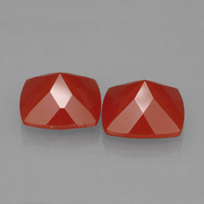 Carnelian Gemstone in 10.1 x 10.1 mm Size for Sale, Carnelian Stone in Red Orange Color