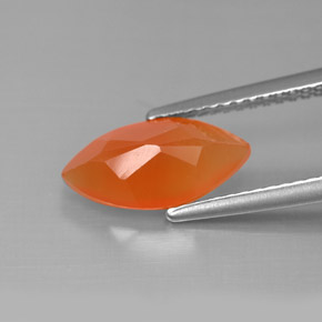 Carnelian Gemstone in 12 x 6 mm (calibrated) Size for Sale, Carnelian Stone in Red Orange Color