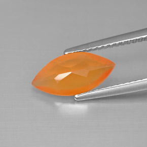 Carnelian Gemstone in 12 x 6 mm (calibrated) Size for Sale, Carnelian Stone in Red Orange Color