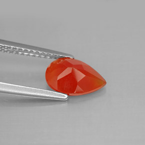 Carnelian Gemstone in 9 x 6 mm (calibrated) Size for Sale, Carnelian Stone in Red Orange Color
